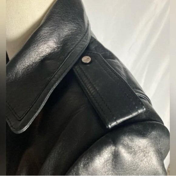 Balenciaga Women’s Authentic Italian Leather Jacket - Picture 3 of 7